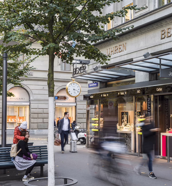 Bahnhofstrasse is one of the world's most celebrated shopping streets.