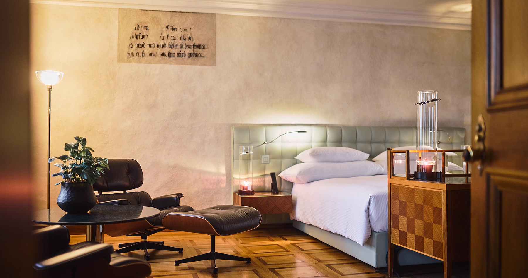 Widder Hotel Zurich blends medieval architecture with contemporary design.