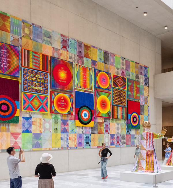 Visitors viewing artworks on display at Kunsthaus Zürich, Switzerland’s largest art museum.