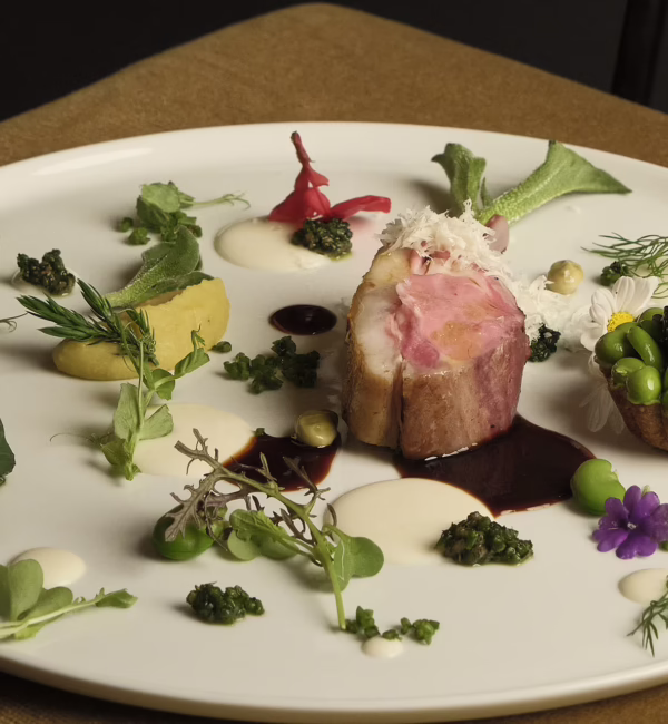 Agnello dish served at Casa Camperio in Milan