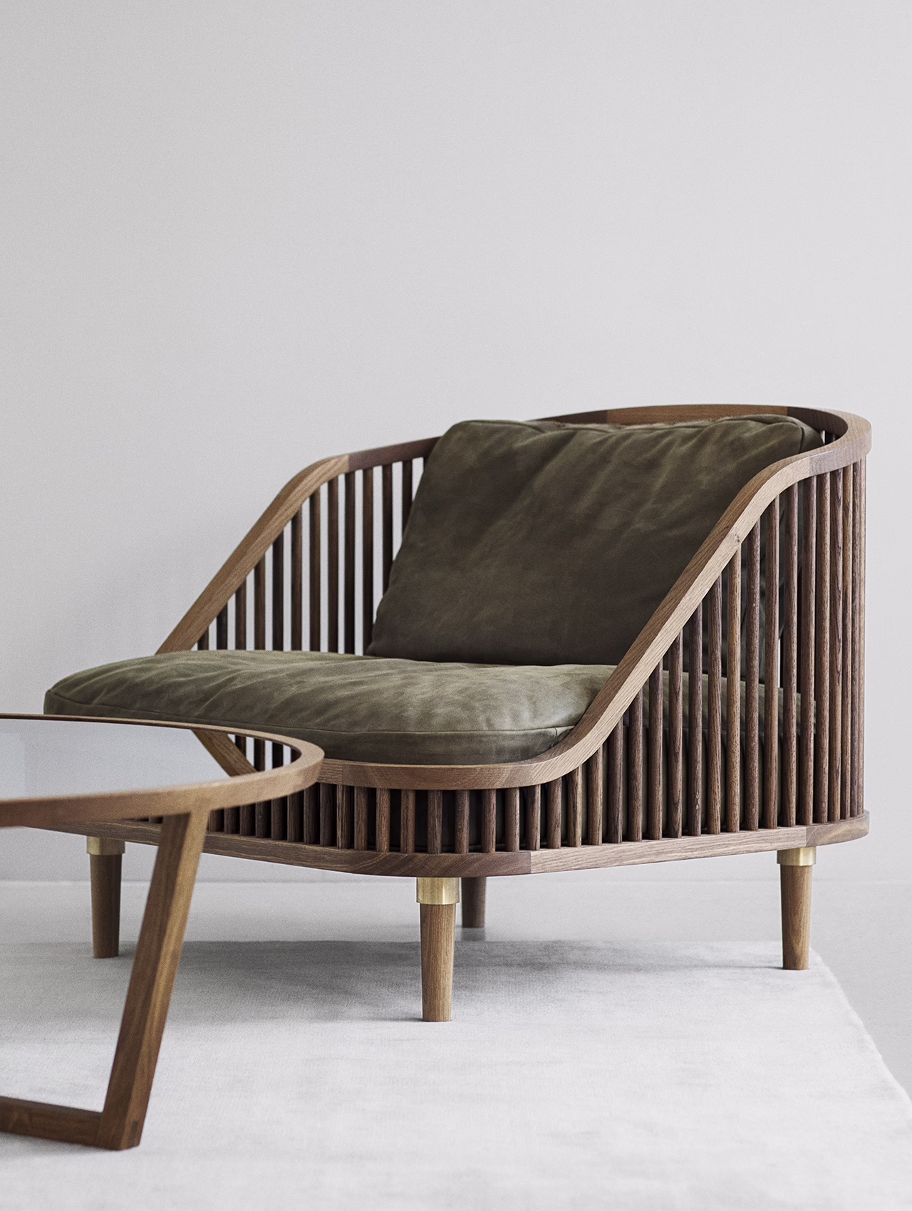 Lounge chair handcrafted by Kobenhavns Mobelsnedkeri in Copenhagen