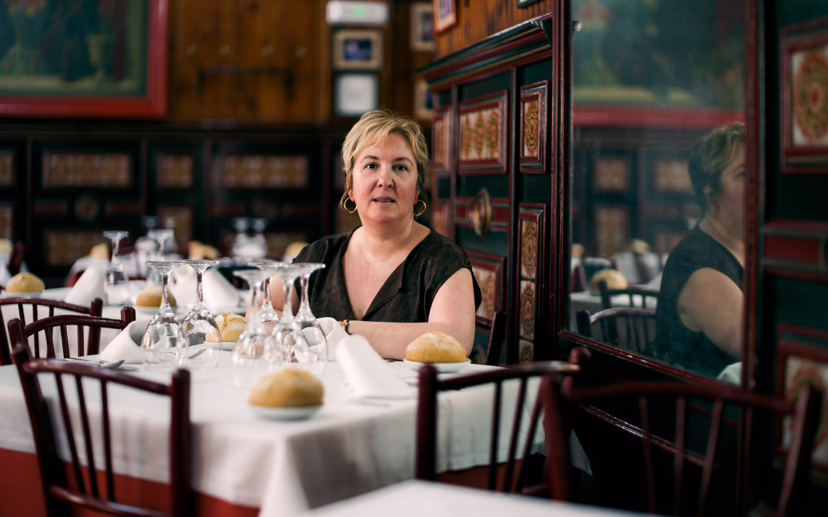 Mara Verdasco, owner of historic Madrid restaurant La Bola