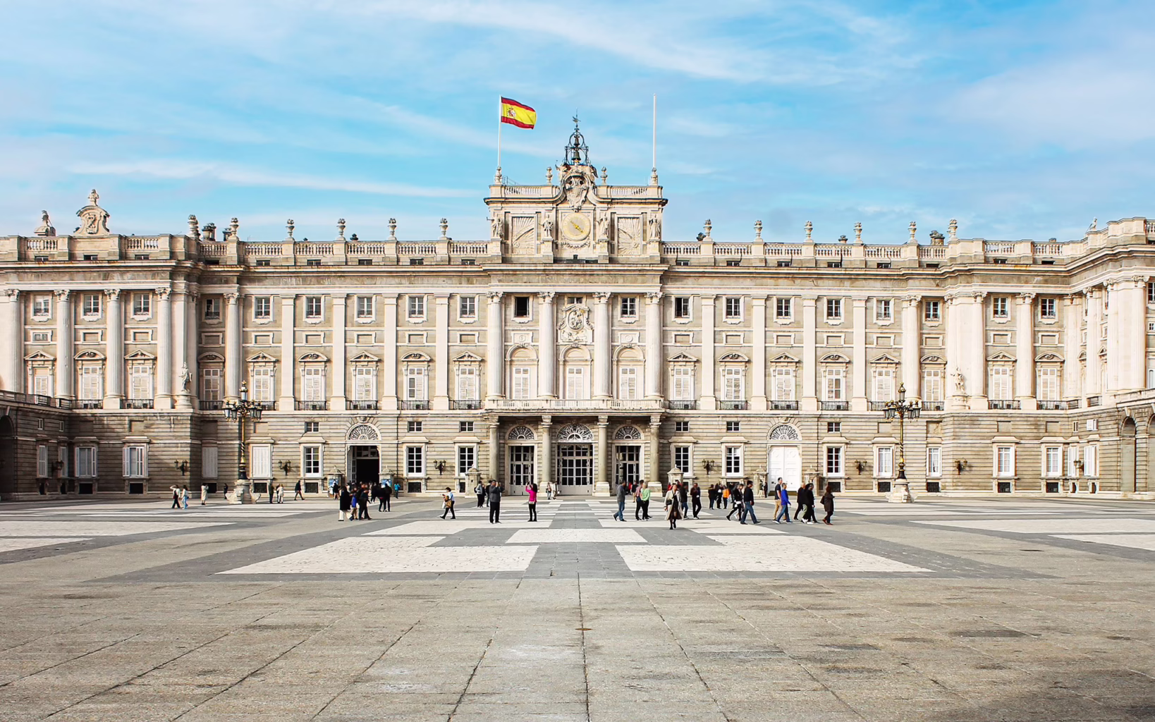Royal Palace of Madrid in Spain