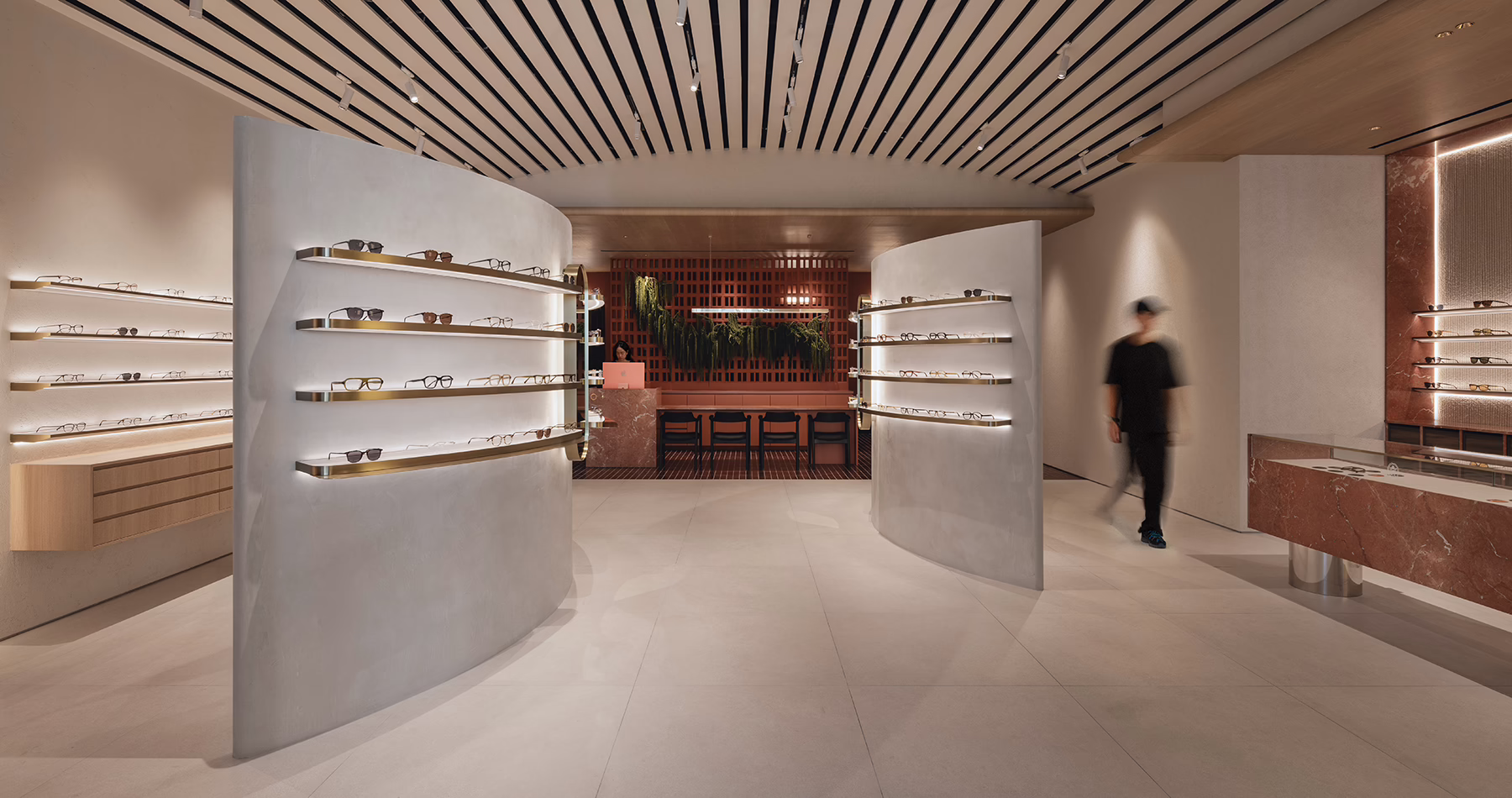 O+ Eyewear interior