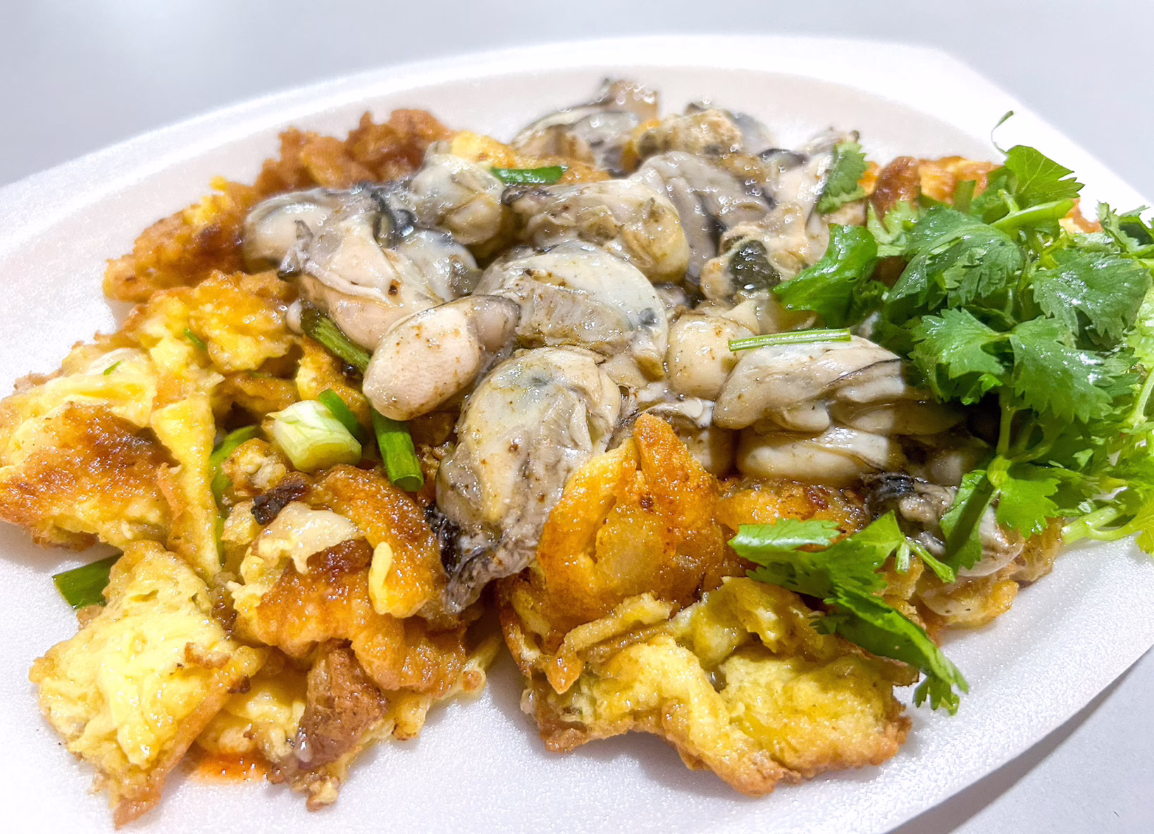 Oyster omelette from Hup Kee fried to perfection
