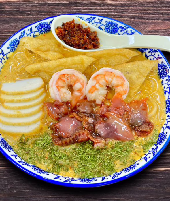 King of Laksa’s bowl of signature laksa