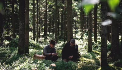 Knystaforsen's Nicolai with forager John Bolin