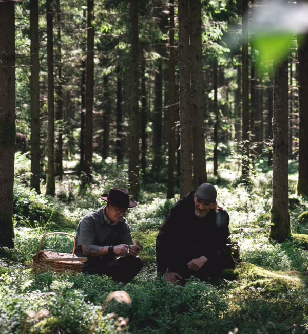 Knystaforsen's Nicolai with forager John Bolin