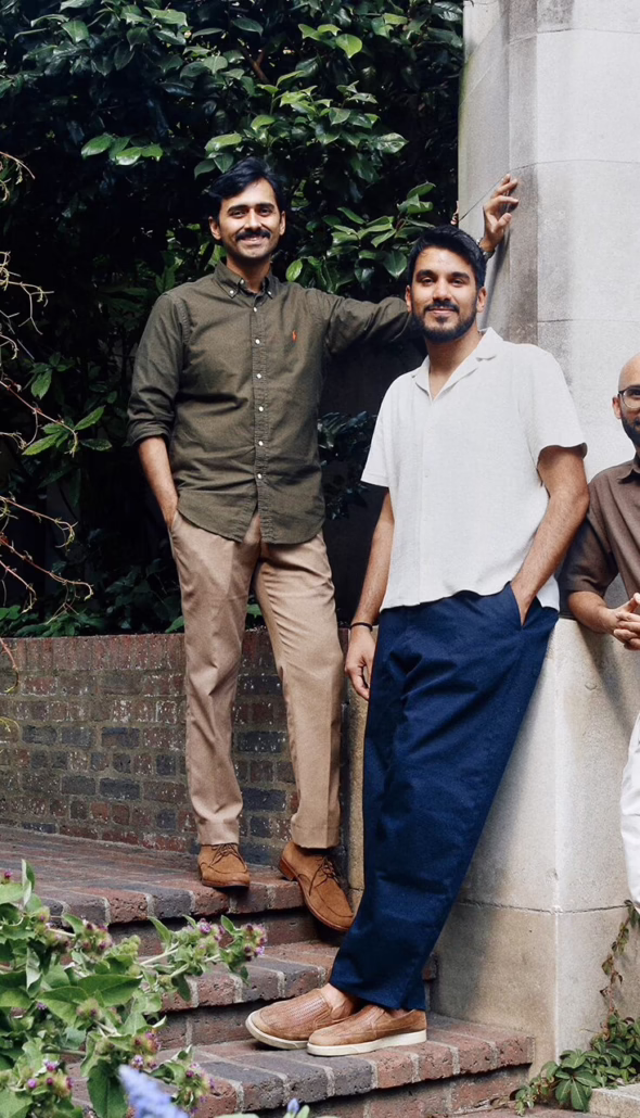Rahasya founders Sai Pogaru, Utkarsh Vijayvargiya and Sachit Sood