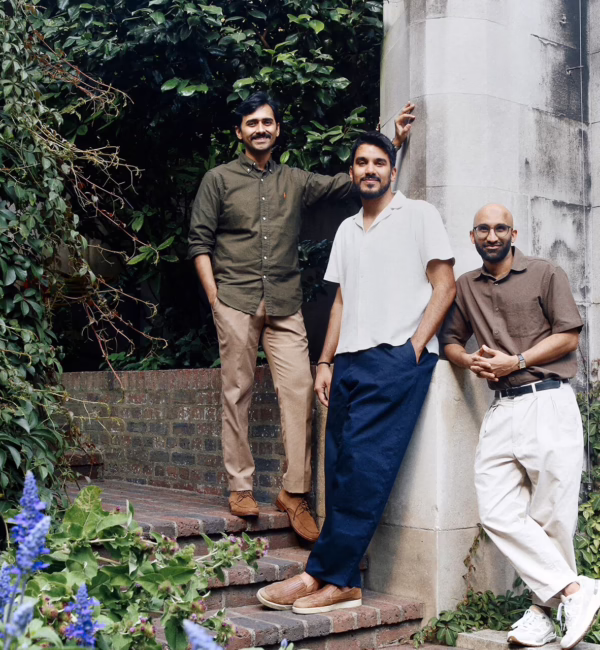 Rahasya founders Sai Pogaru, Utkarsh Vijayvargiya and Sachit Sood