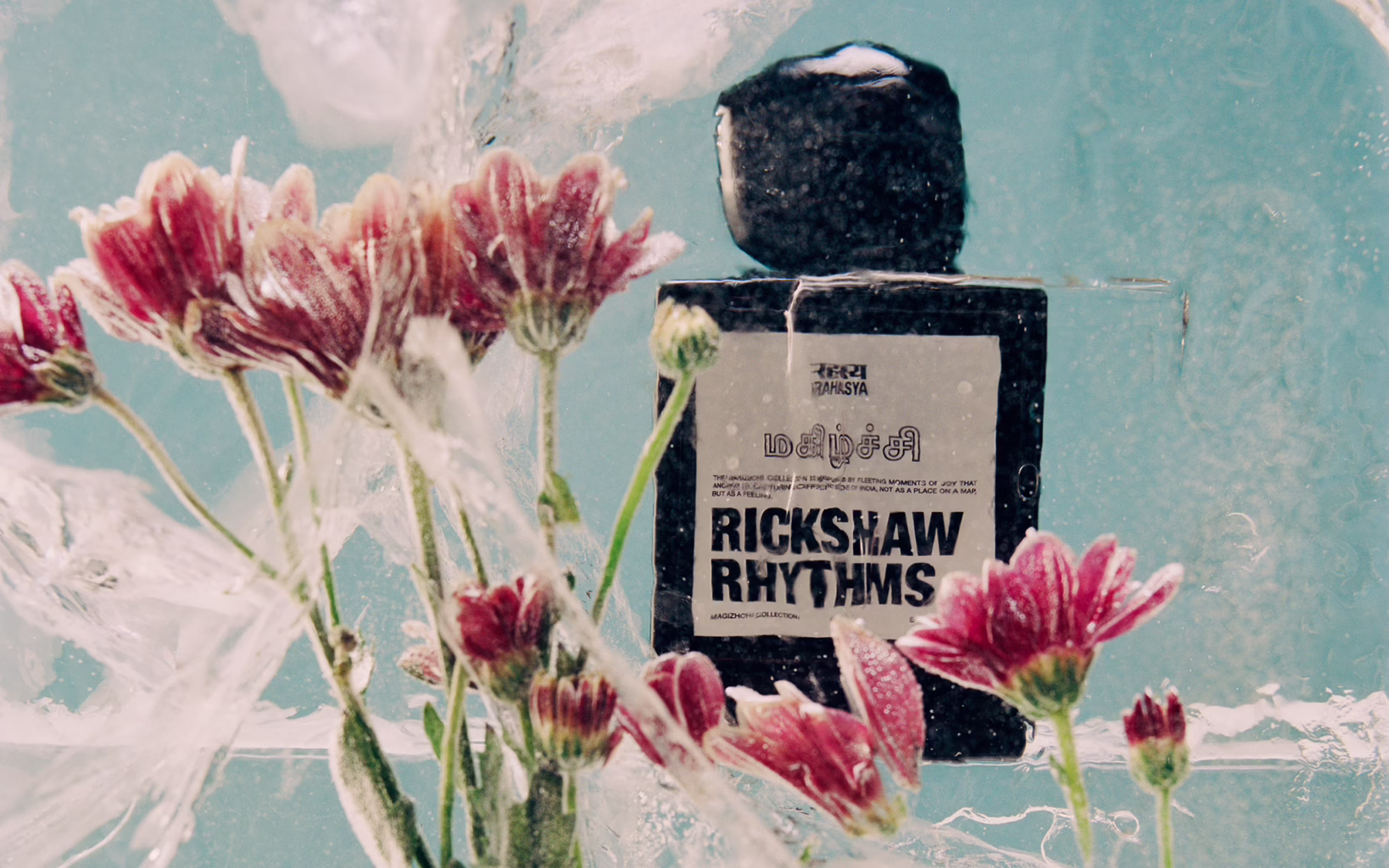 Rahasya Rickshaw Rhythms eau de parfum fragrance bottle