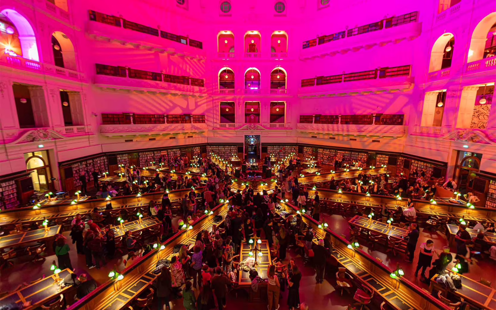 Victoria State Library Now or Never art festival