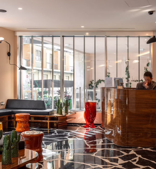 Lobby of Hotel Calimala Milano in Milan