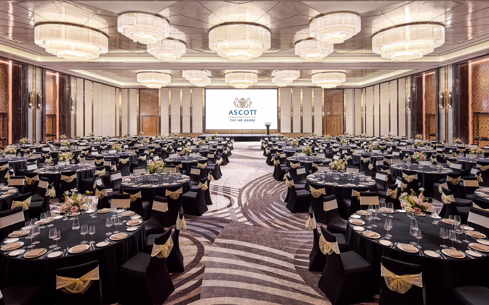 Meeting and event space at an Ascott property.