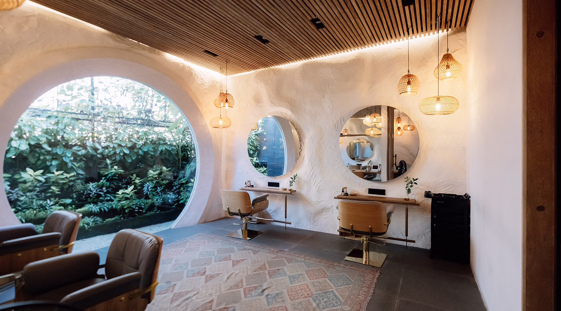 Hair and scalp treatment salon at SHOSAN Holistic Spa in Bali