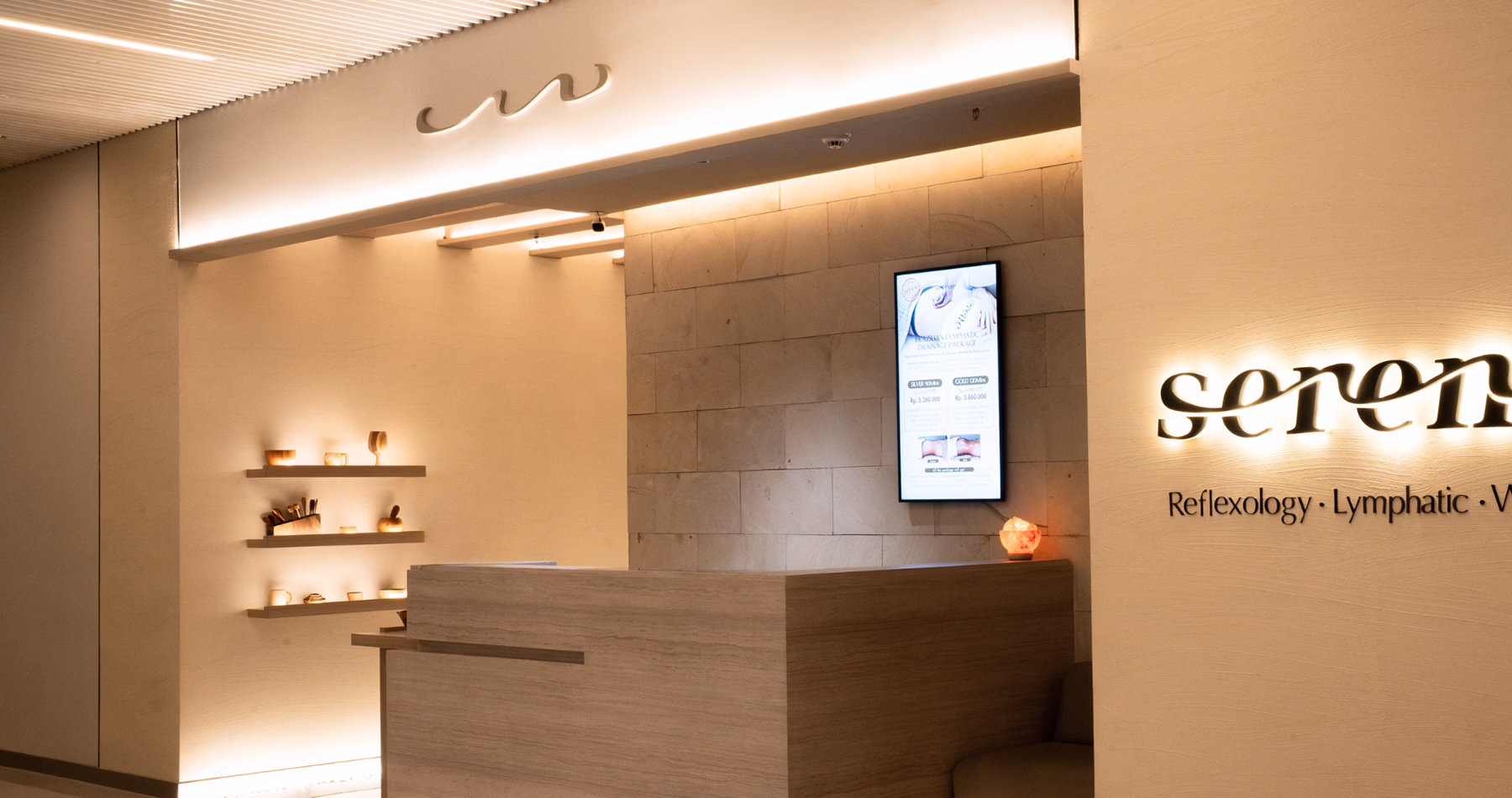 Serene Wellness spa in Jakarta, specialising in massage and lymphatic drainage treatments