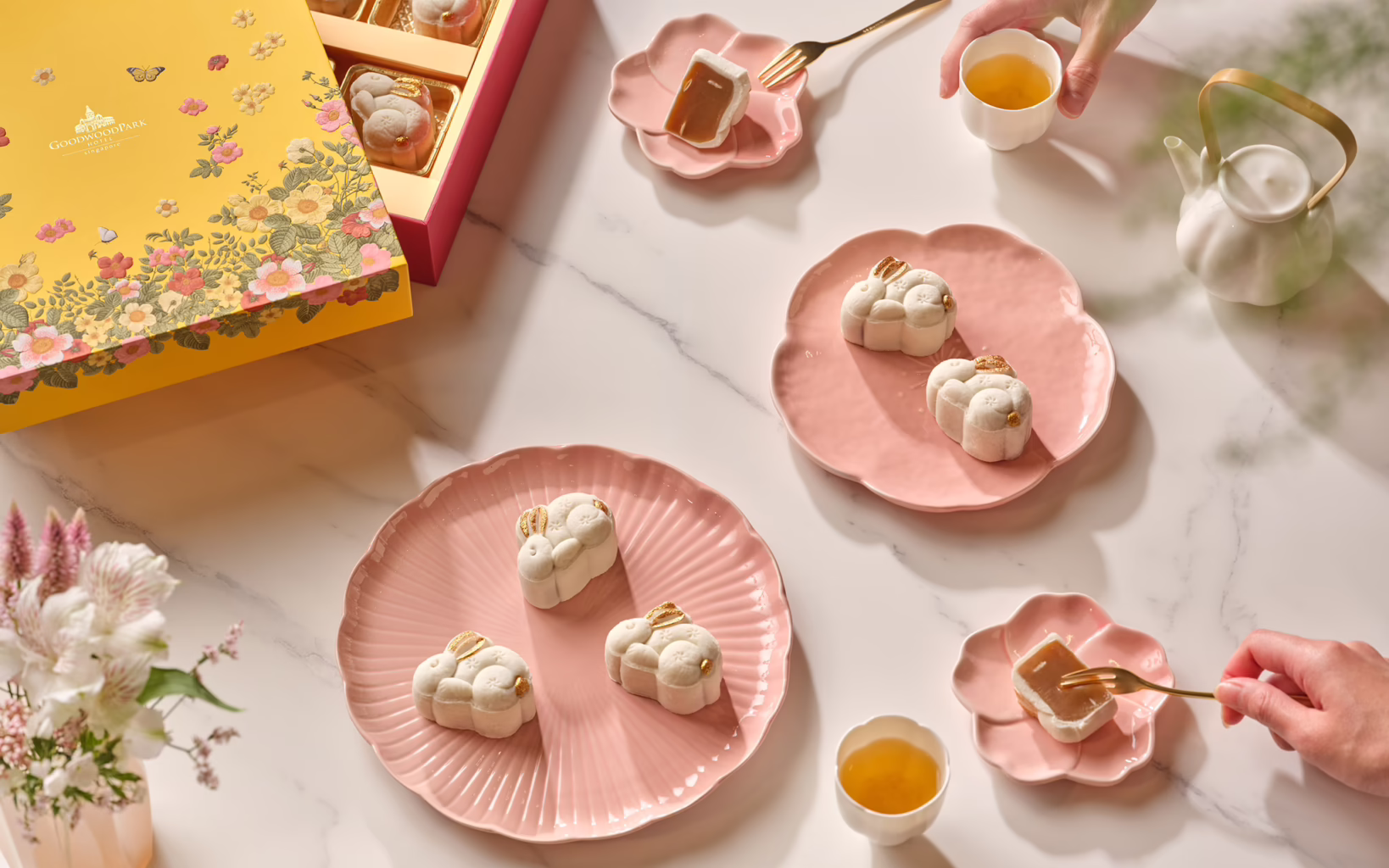 Rabbit snowskin mooncake Goodwood Park Hotel