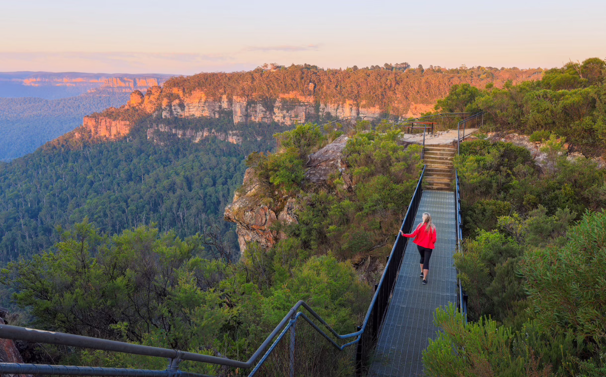 Blue Mountains landscape in New South Wales, Australia
