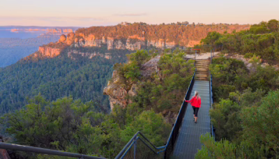 Blue Mountains landscape in New South Wales, Australia