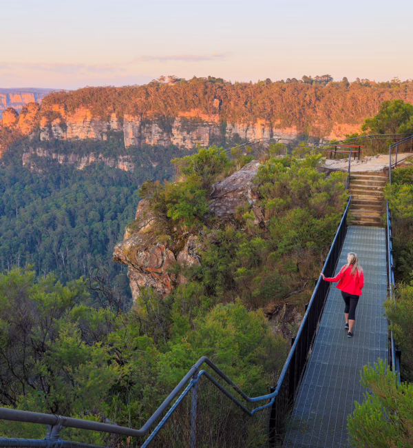 Blue Mountains landscape in New South Wales, Australia