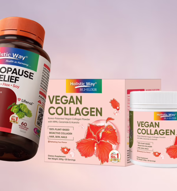 Holistic Way Menopause Relief and Vegan Collagen supplements