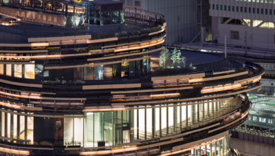 Museum of Narratives building at Takanawa Gateway in Tokyo