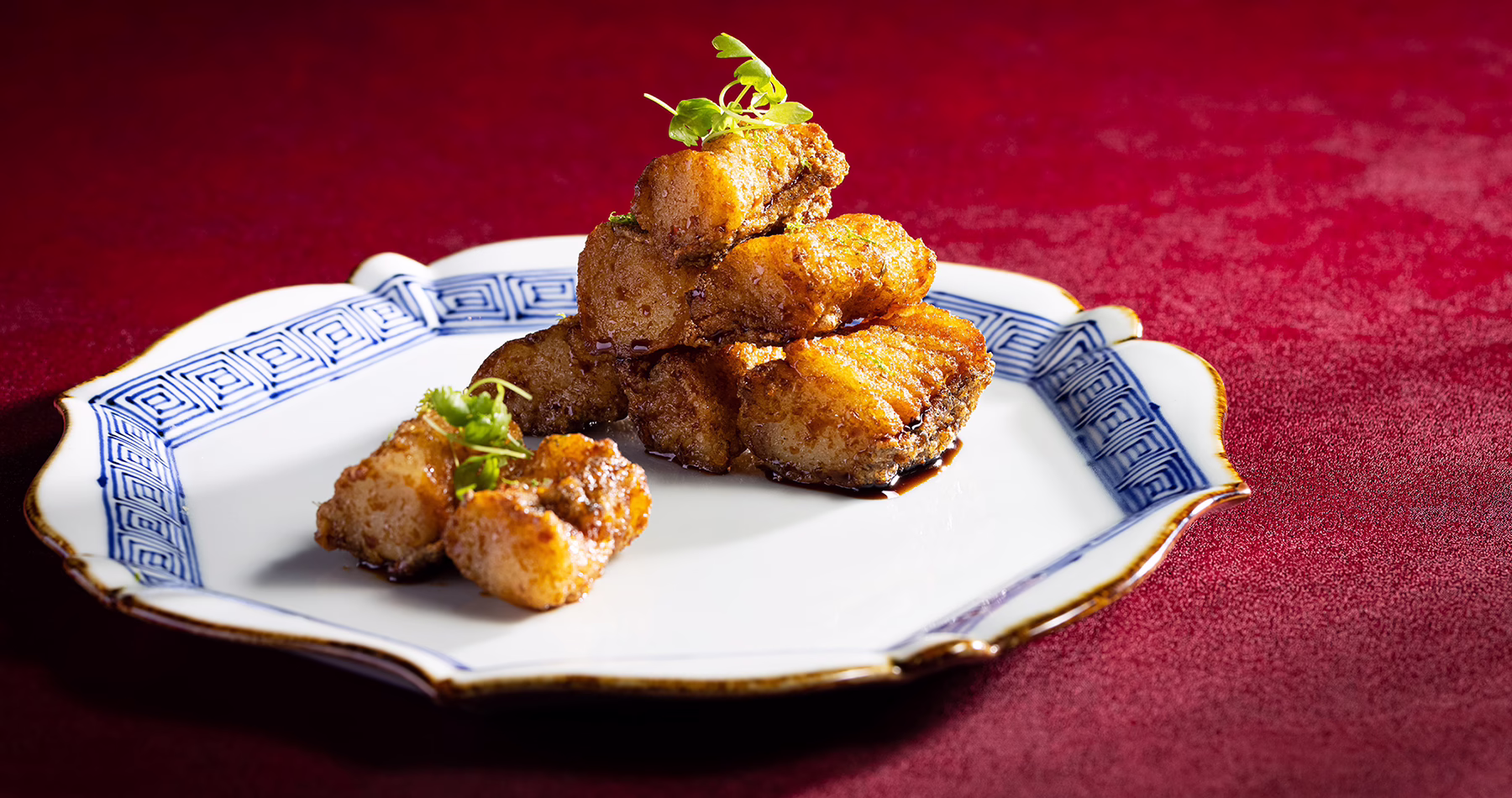 Deep-fried halibut with sweet soy sauce at 500 Wei Hai Road in Alila Shanghai