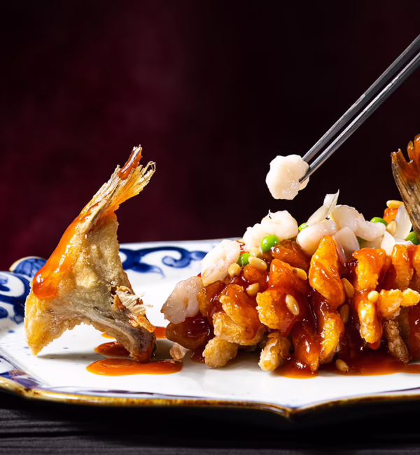 Deep-fried Mandarin fish at 500 Wei Hai Road in Alila Shanghai