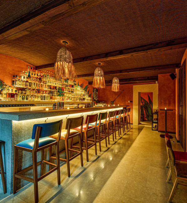 The Salon at COA Shanghai, one of four spaces dedicated to cocktails and Mexican drinking culture.